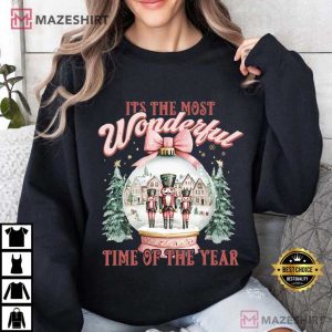 Christmas Nutcracker And Snow Globe T Shirt (3)