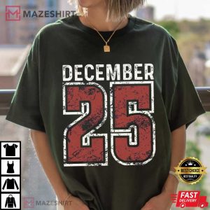 December 25 Retro Christmas Winter Festive Xmas T Shirt (2)