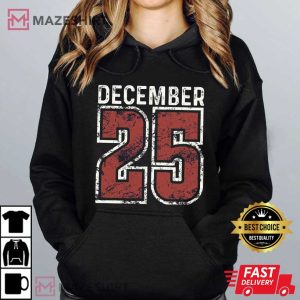 December 25 Retro Christmas Winter Festive Xmas T Shirt (3)