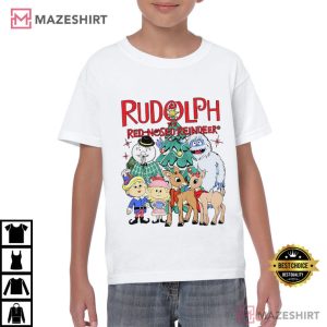 Rudolph The Red Nosed Reindeer Christmas Holiday T-Shirt