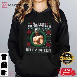 All I Want For Christmas Is Riley Green T Shirt (4)