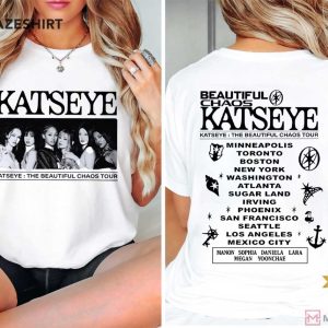 Katseye The Beautiful Chaos Tour 2025 Girl Group T-Shirt