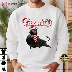 Christmas Ferdinand The Bull T Shirt (4)