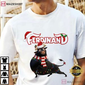 Christmas Ferdinand The Bull T-Shirt