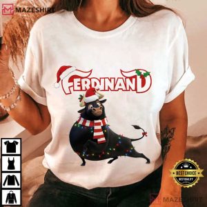 Christmas Ferdinand The Bull T Shirt (3)