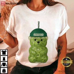 Matcha Lovers Otkydach Bearista Cup Matcha Bear T Shirt (1)