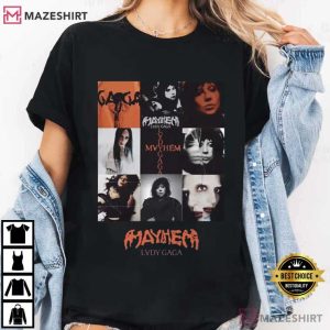 Lady Gaga The Mayhem Tour Fan Merch T Shirt (1)