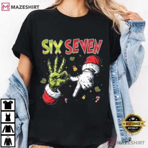 Mean Guy Funny Six Seven Meme Christmas T Shirt (2)