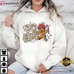 Oh Snap Gingerbread Christmas Funny Holiday Cookie T Shirt (2)