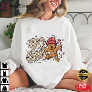 Oh Snap Gingerbread Christmas Funny Holiday Cookie T Shirt (3)