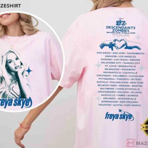 Disney Freya Skye Descendants Zombies Worlds Collide Tour T-Shirt