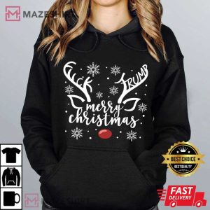 Subtle Anti Trump Christmas Raindeer T Shirt (4)