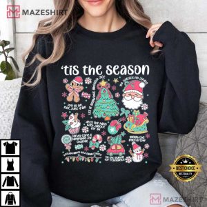 Subtle Anti Trump Doodle Christmas Festive Holiday T Shirt (4)