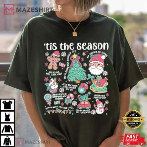 Subtle Anti Trump Doodle Christmas Festive Holiday T Shirt (2)