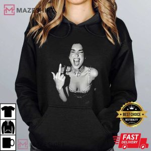Dua Lipa Middle Finger Fan Gift T Shirt (4)