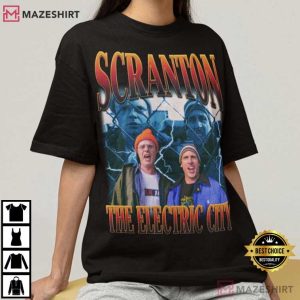 Scranton The Electric City The Office Fan Merch T Shirt (1)
