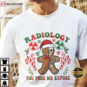 Radiology Gingerbread Xray Christmas T-Shirt