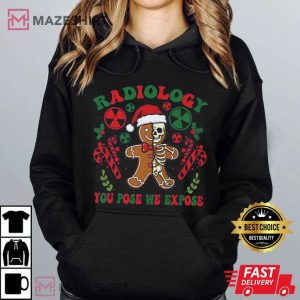 Radiology Gingerbread Xray Christmas T Shirt (3)