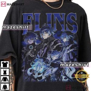 Flins Genshin Vintage Video Game Husbando T-Shirt