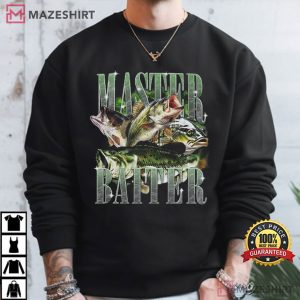 Fish Lovers Master Baiter Bass Fishing Retro Graphic T Shirt (4)