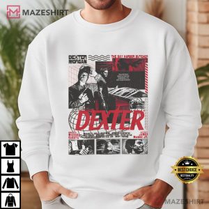 Dexter Morgan Vintage Crime Thriller Graphic T Shirt (3)