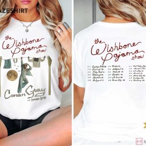 Conan Gray The Wishbone Pajama Show 2025 Merch T Shirt (2)