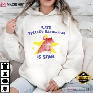 Rats Spelled Backwards Is Star Funny Animal T Shirt (3)