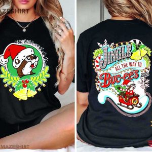 Jingle All The Way To Buc Ees Christmas 2025 T Shirt (3)