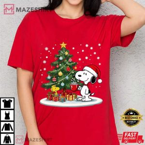 Christmas Snoopy Cartoon Holiday Season T Shirt (2)