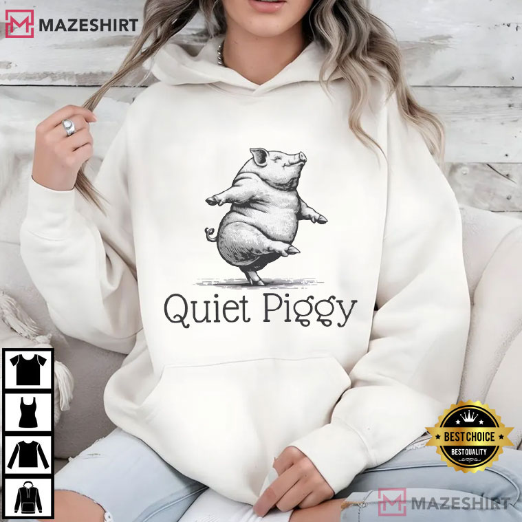 Donald Trump Quiet Piggy Political T-Shirt Donald Trump Quiet Piggy Political T-Shirt