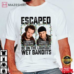 Home Alone Wet Bandits Christmas Movie T-Shirt
