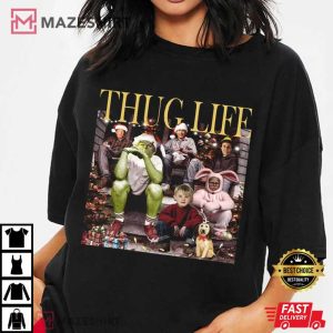 Thug Life Christmas Movie Funny T Shirt (2)
