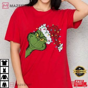 Feeling Extra Grinch Today Faux Crochet Yarn Christmas T-Shirt