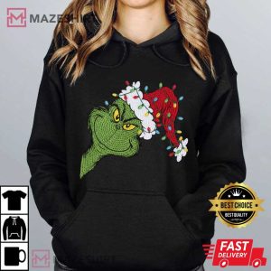 Feeling Extra Grinch Today Faux Crochet Yarn Christmas T Shirt (3)