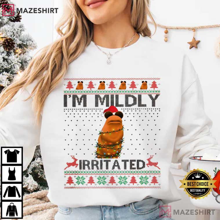 Brain Rot Marcus The Worm Ugly Christmas T-Shirt Brain Rot Marcus The Worm Ugly Christmas T-Shirt