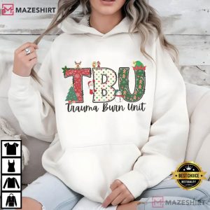 Trauma Burn Unit Healthcare Worker Christmas Holiday T Shirt (3)