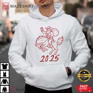 Western Christmas 2025 Cowboy Santa T Shirt (4)