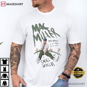 Mac Miller Small Worlds Illustration Hip Hop T-Shirt
