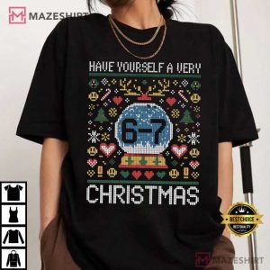 Have Yourself A Very Christmas 6 7 Pixel Art T Shirt (1)