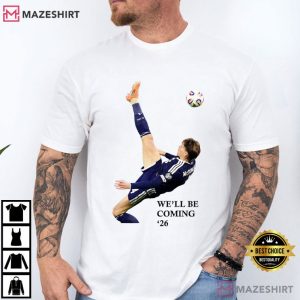 Scotland We'll Be Coming 26 World Cup T Shirt (1)