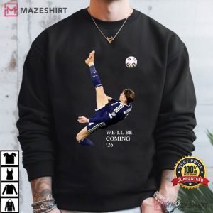 Scotland We'll Be Coming 26 World Cup T Shirt (3)