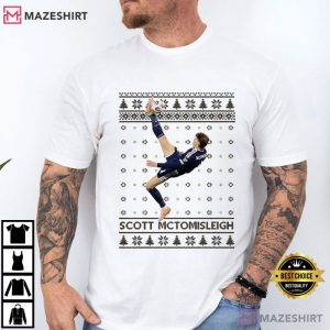 Scott McTominay Christmas Overhead Kick Goal Football T-Shirt
