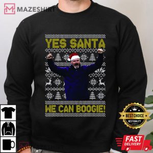 Steve Clark We Can Boogie Christmas Funny Scottish Football T Shirt (4)
