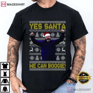 Steve Clark We Can Boogie Christmas Funny Scottish Football T Shirt (1)