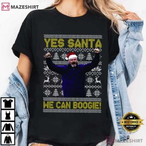 Steve Clark We Can Boogie Christmas Funny Scottish Football T Shirt (2)