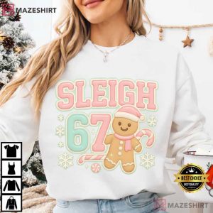 Sleigh Six Seven Meme Christmas T Shirt (4)