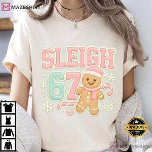 Sleigh Six Seven Meme Christmas T Shirt (2)