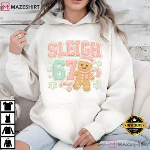 Sleigh Six Seven Meme Christmas T Shirt (3)