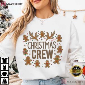 Gingerbread Crew Family Christmas Holiday T-Shirt