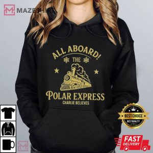 All Aboard Polar Express Christmas Personalised T Shirt (3)